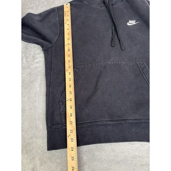 Nike Sportswear Club Fleece Pullover Hoodie Men's Size Small Black - Picture 10 of 10